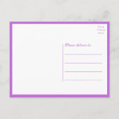 Sunflower Daisy Garden Floral Wedding Thank You ポストカード (裏面)