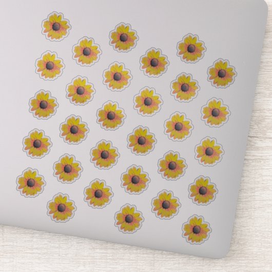 Sunflower Daisy Kiss Cut Stickers シール (詳細)