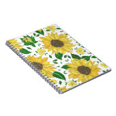 Sunflower Design – Bright Floral Illustration  ノートブック (右側)