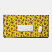 Sunflower Desk Mat デスクマット (キーボード&マウス)