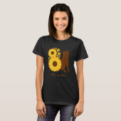 Sunflower Dog Mom - Shiba Inu Tシャツ (正面フル)