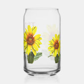 Sunflower Drinking Glass ガラス缶 (裏面)
