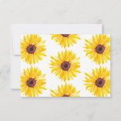 Sunflower Educator's Retirement Thank You Card サンキューカード (裏面)