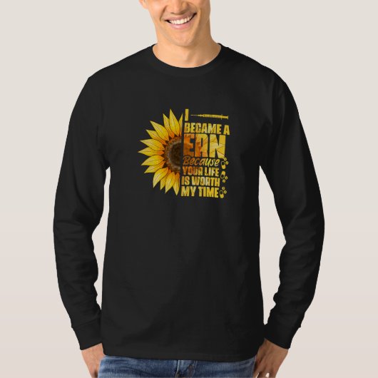 Sunflower Ern Medical Became A Emergency Room Nur Tシャツ (正面)