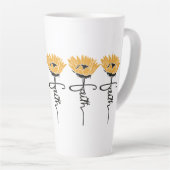 Sunflower Faith Mug カフェラテマグ (右アングル)