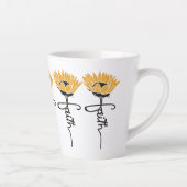 Sunflower Faith Mug カフェラテマグ (右)