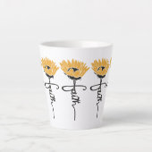 Sunflower Faith Mug カフェラテマグ (正面)