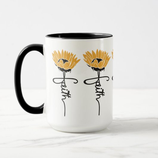 Sunflower Faith Mug マグカップ (左)
