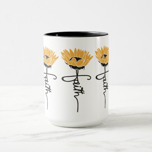 Sunflower Faith Mug マグカップ (中央)