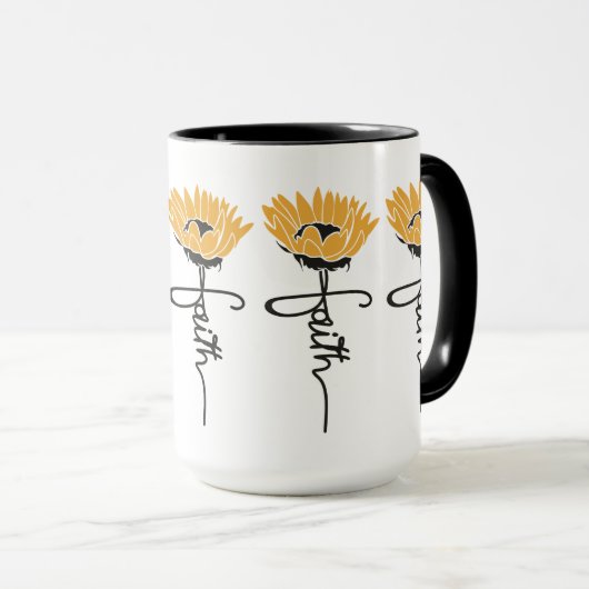 Sunflower Faith Mug マグカップ (正面右)