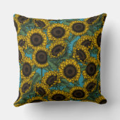 Sunflower field クッション (裏面)