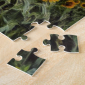 Sunflower Field In A Storm ジグソーパズル (側面)