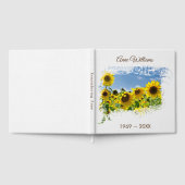 Sunflower Field Memorial Service Guest Book ゲストブック (全面)