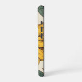 Sunflower Fields: A vibrant Floral Pattern iPhoneケース (左側面)