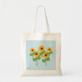 Sunflower fields Tote Bag トートバッグ (正面)