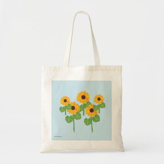 Sunflower fields Tote Bag トートバッグ (正面)