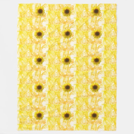 Sunflower Fleece Blanket フリースブランケット (正面)