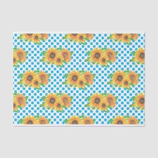 Sunflower Floral Outfits 薄葉紙 (正面)