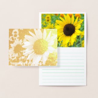 Sunflower：Foil card 箔カード