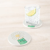 Sunflower Girl Green Dress コースター (側面)