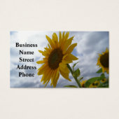 Sunflower Glory Business Card (正面)