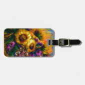 "Sunflower Glow"  ラゲッジタグ (正面横)