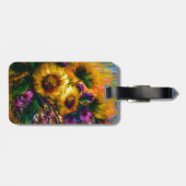 "Sunflower Glow"  ラゲッジタグ (裏面横)
