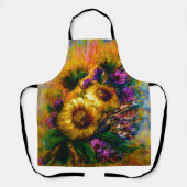"Sunflower Glow" Apron  エプロン (正面)