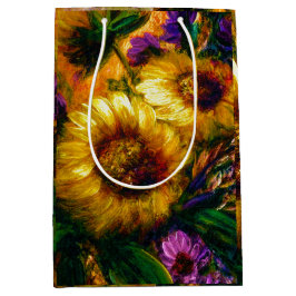 "Sunflower Gold" ミディアムペーパーバッグ