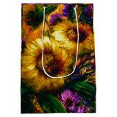 "Sunflower Gold" ミディアムペーパーバッグ (裏面)