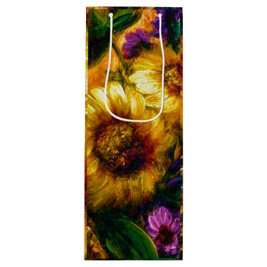 "Sunflower Gold" ワインギフトバッグ (正面)