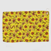 Sunflower Golf Towel ゴルフタオル (横)