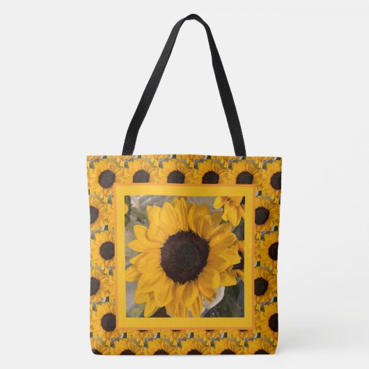 Sunflower Grow & Bloom Tote トートバッグ (正面)