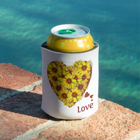 Sunflower Heart Can Cooler 缶クーラー (インサイチュ プール)