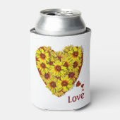 Sunflower Heart Can Cooler 缶クーラー (缶正面)