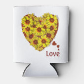 Sunflower Heart Can Cooler 缶クーラー (正面)