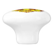 Sunflower Heart Ceramic Pull / Knob セラミックノブ (側面)