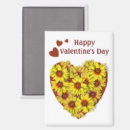 Sunflower Heart Magnet マグネット