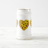 Sunflower+Hearts+Stein+Mug ビールジョッキ (中央)