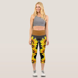 Sunflower High Waisted Capris カプリレギンス