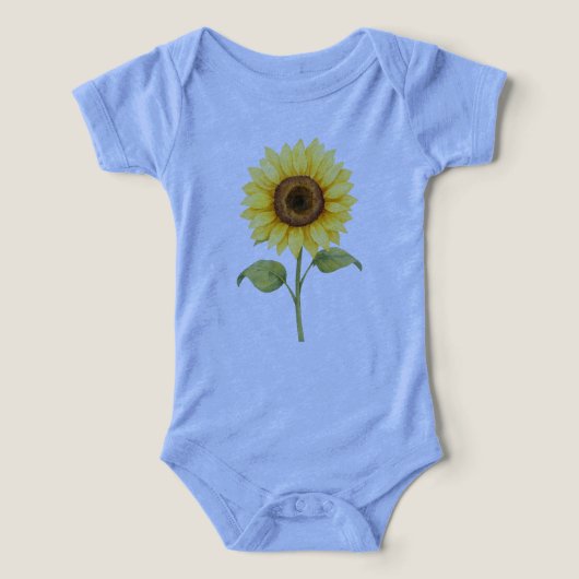 Sunflower Illustration — Bright Botanical Art (デザイン正面)