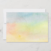 Sunflower I've Moving カラフル Announce 案内状 (裏面)