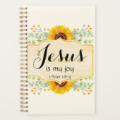 Sunflower Jesus is my Joy Planner プランナー手帳 (正面)