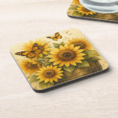 Sunflower Journal コースター (左側)