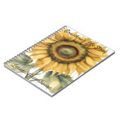 Sunflower Journal Grandma’s Life Story, Sunflower  ノートブック (左側)