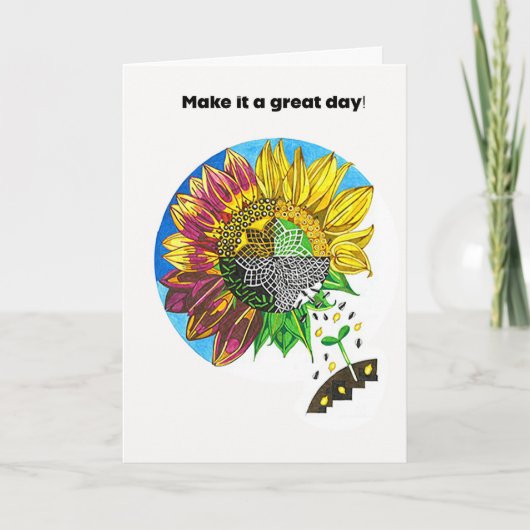 Sunflower Joy カード (正面)