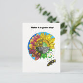 Sunflower Joy ポストカード (スタンド正面)