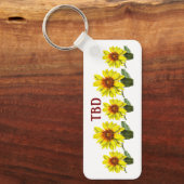 Sunflower Keychain キーホルダー (正面)