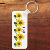 Sunflower Keychain キーホルダー (裏面)