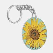 Sunflower Keychain キーホルダー (正面左)